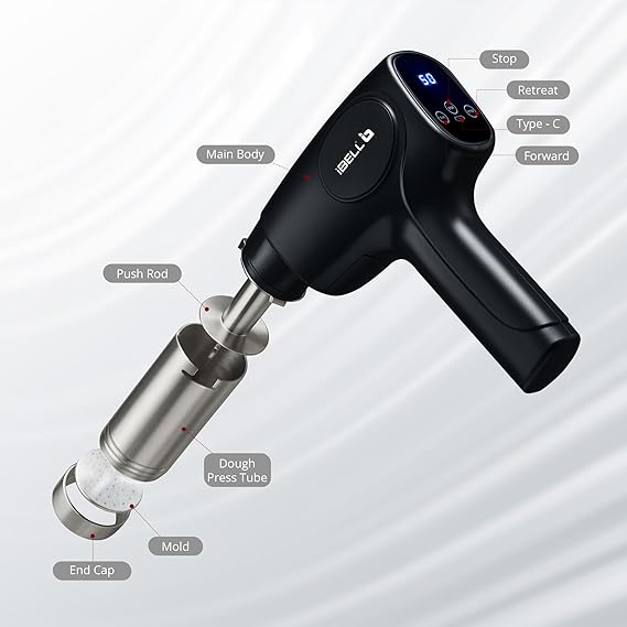 IBELL Electric Idiyappam Maker, Pasta & Noodle Maker with 6 Molds, 50Watts